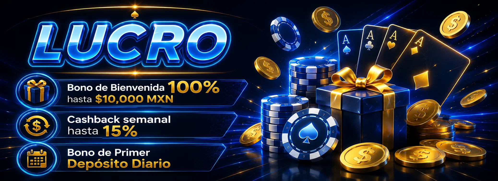 Hasta $10,000 MXN en tu primer depósito